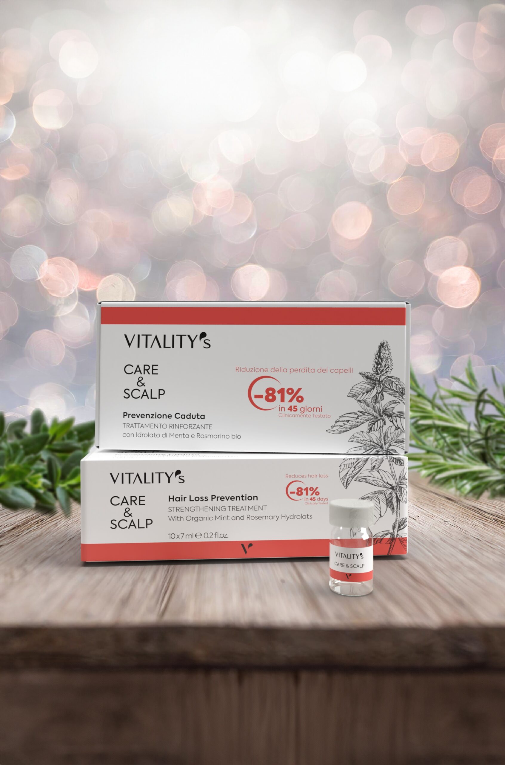 VITALITY'S CARE&SCALP PREVENZIONE CADUTA TRATTAMENTO RINFORZANTE KURACJA PRZECIWKO WYPADANIU WŁOSÓW 10X7ML - obrazek 3