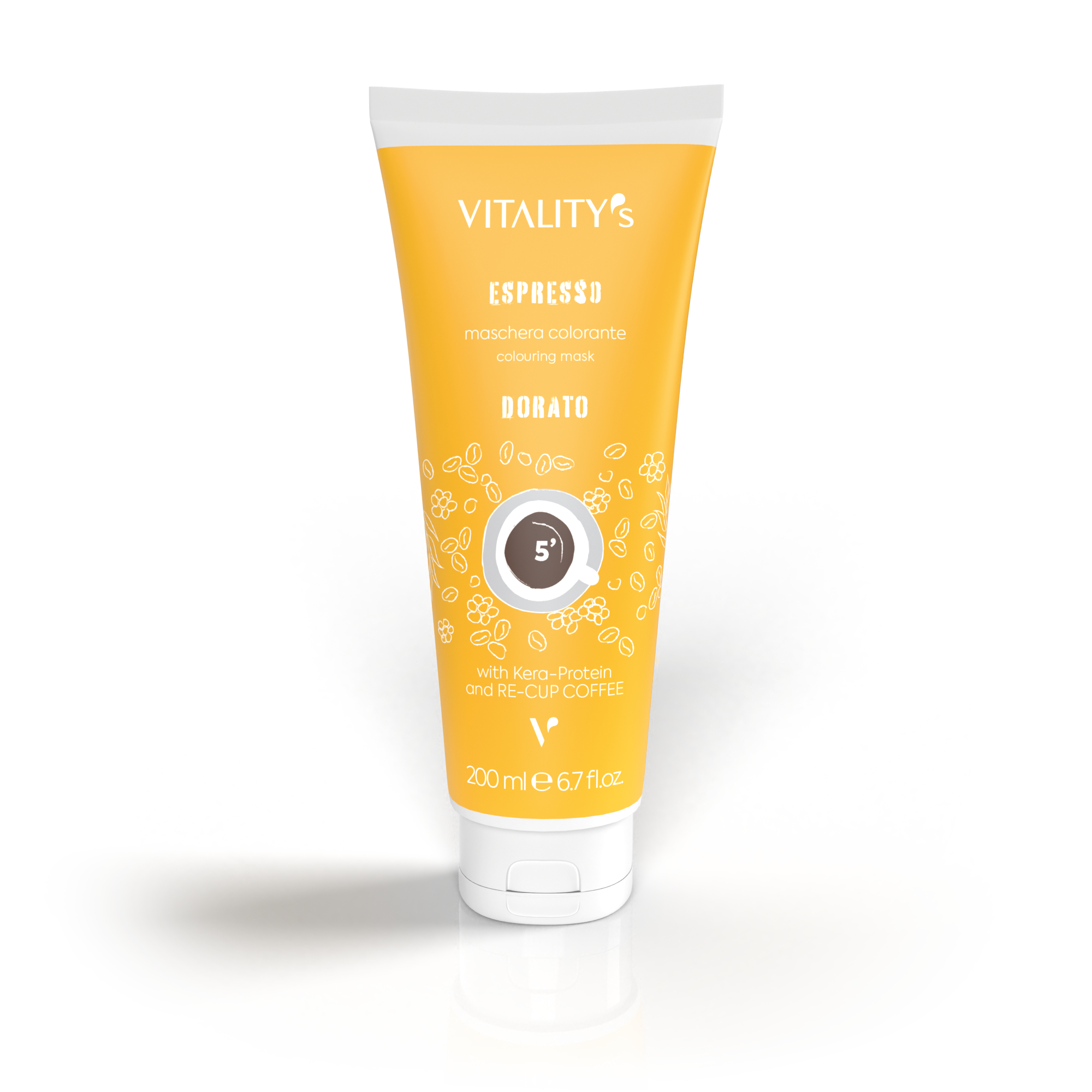 VITALITY'S ESPRESSO NEW DORATO EKSPRESOWA MASKA KOLORYZUJĄCA I ODŻYWCZA ŻÓŁTA 200ML