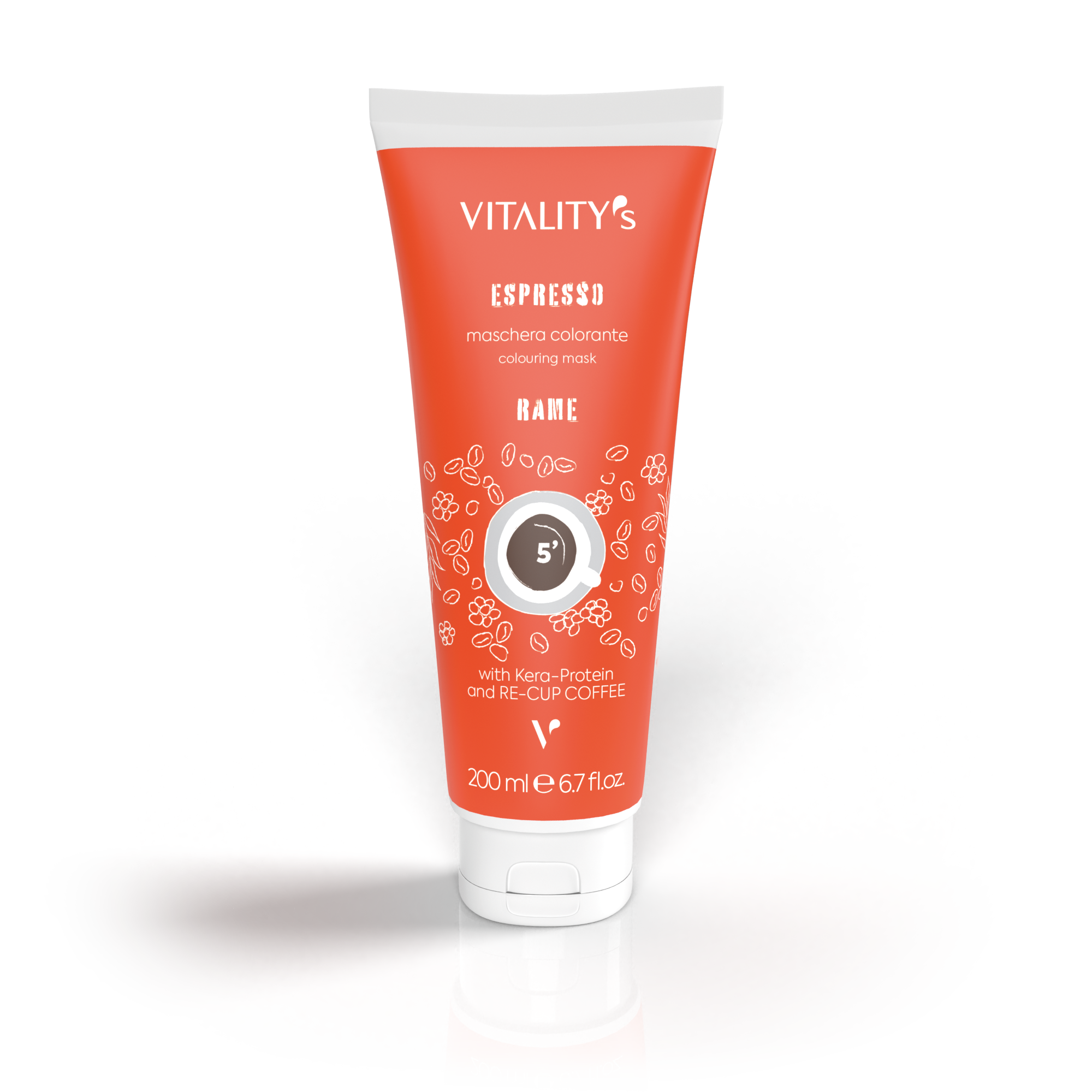 VITALITY'S ESPRESSO NEW RAME EKSPRESOWA MASKA KOLORYZUJĄCA I ODŻYWCZA MIEDZIANA 200ML