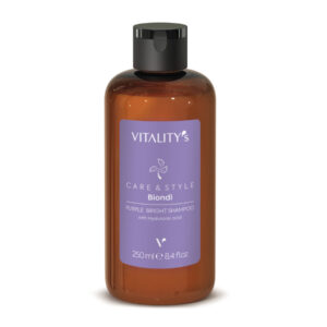 VITALITY'S CARE&STYLE BIONDI PURPLE BRIGHT SHAMPOO SZAMPON NIWELUJĄCY ŻÓŁTE ODCIENIE 250ML